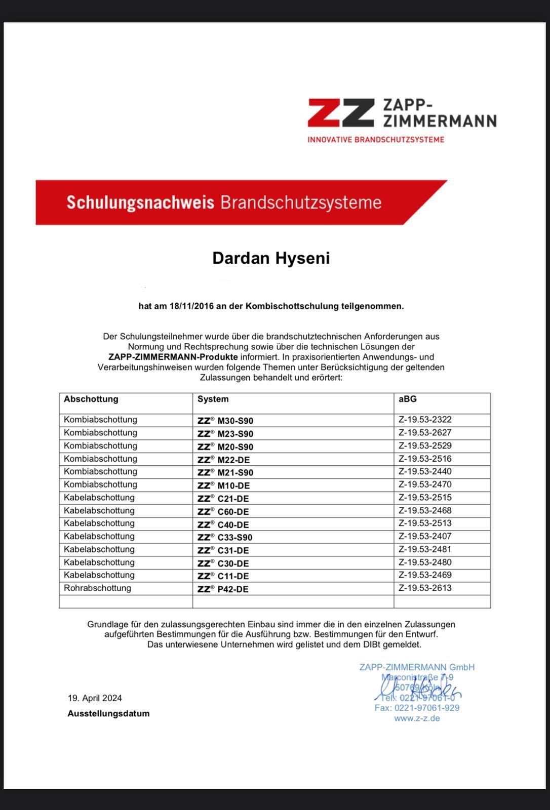 Professioneller Brandschutz